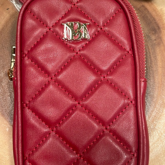 NWT badly Mishka, vegan leather in brick red phone case with wallet pocke… - Picture 8 of 10